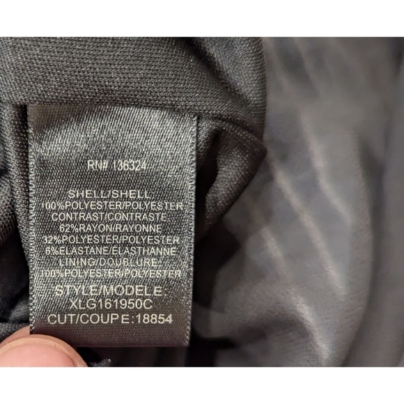 H by Halston Black Flutter Sleeve Maxi Dress Size 4 - Picture 6 of 8